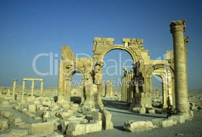 SYRIA PALMYRA ROMAN RUINS