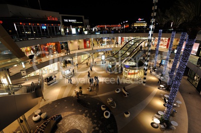 Shopping Mall in Los Angeles, USA