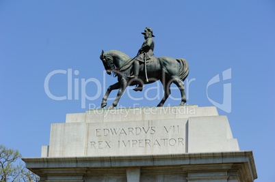 Denkmal Edward VII am Victoria Memorial, Kalkutta