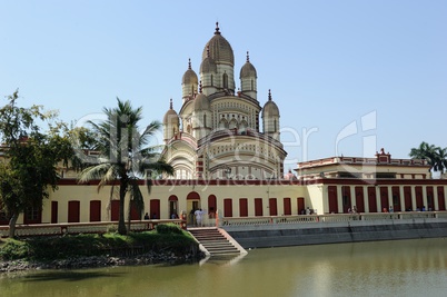 Dakshineswar Kali Tempel in Kalkutta, Indien