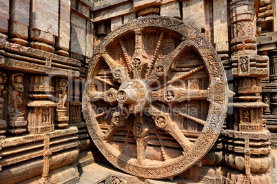 Konark Sonnentempel in Indien