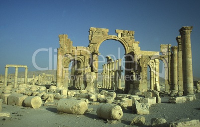 SYRIA PALMYRA ROMAN RUINS