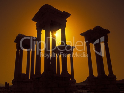 SYRIA PALMYRA ROMAN RUINS SYRIA PALMYRA ROMAN RUINS