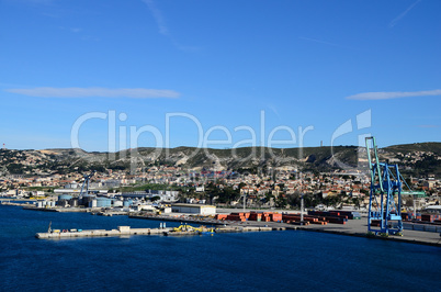 hafen haeuser berge marseille