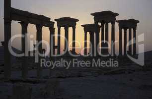 SYRIA PALMYRA ROMAN RUINS