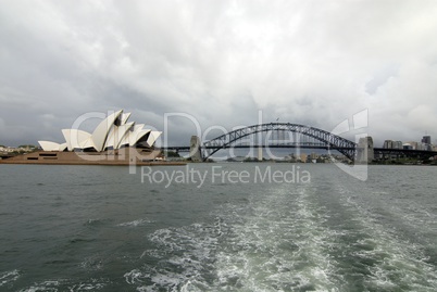 Opernhaus und Harbour Bridge in Sydney, Australien