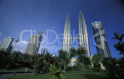ASIEN, SUEDOST, MALAYSIA, KUALA LUMPUR, TWIN TOWERS