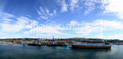 marseille hafen panorama