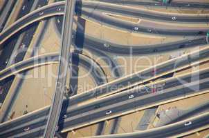 Autobahn und Straßen in Dubai Vereinigte Arabische Emirate