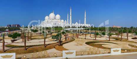 Scheich Zahid Moschee in Abu Dhabi