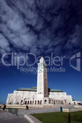 MAROKKO CASABLANCA MOSCHEE HASSAN