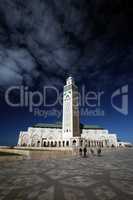 AFRIKA MAROKKO CASABLANCA HASSAN2 MOSCHEE