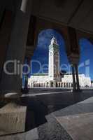 AFRIKA MAROKKO CASABLANCA HASSAN2 MOSCHEE