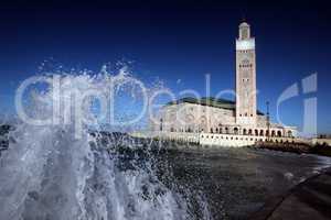 AFRIKA MAROKKO CASABLANCA HASSAN2 MOSCHEE