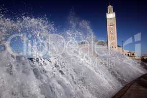 MAROKKO CASABLANCA MOSCHEE HASSAN