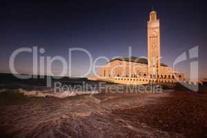 MAROKKO CASABLANCA MOSCHEE HASSAN