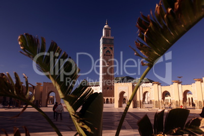 MAROKKO CASABLANCA MOSCHEE HASSAN