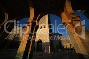 MAROKKO CASABLANCA MOSCHEE HASSAN