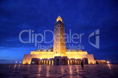 MAROKKO CASABLANCA MOSCHEE HASSAN