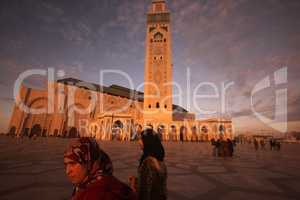 MAROKKO CASABLANCA MOSCHEE HASSAN