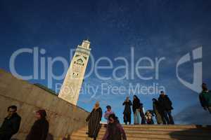 MAROKKO CASABLANCA MOSCHEE HASSAN