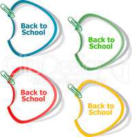 Back To School education banners