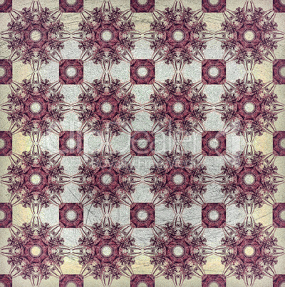 Old floral grunge wallpaper background