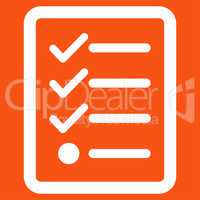 Checklist icon from Business Bicolor Set