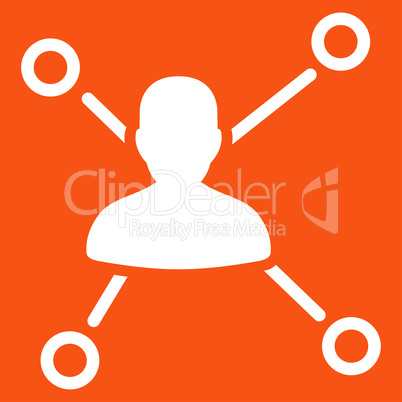Relations icon from Business Bicolor Set