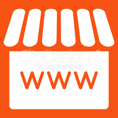 Webstore icon from Business Bicolor Set