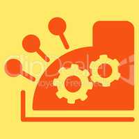 Cash register icon from Business Bicolor Set