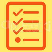 Checklist icon from Business Bicolor Set