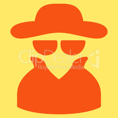 Spy icon from Business Bicolor Set