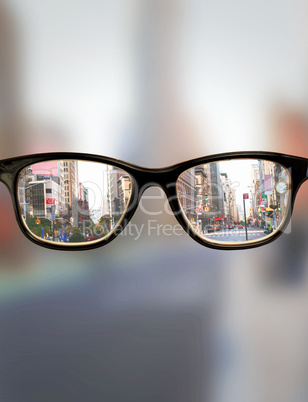 Composite image of glasses