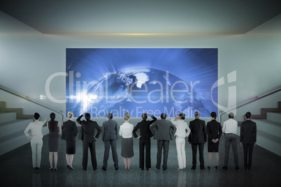 Composite image of business team Composite image of business team