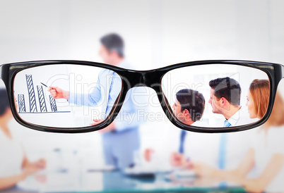 Composite image of glasses