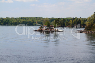 One of the smallest from Thousand Islands on St. Lawrence River