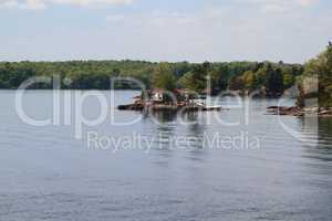 One of the smallest from Thousand Islands on St. Lawrence River