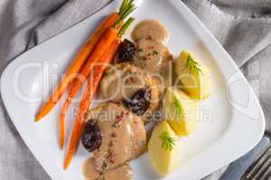 pork tenderloin in plum sauce