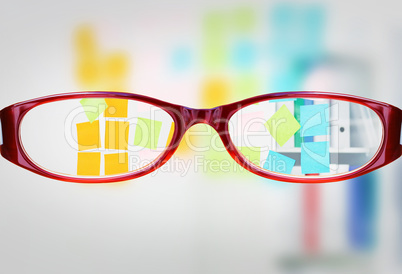 Composite image of glasses