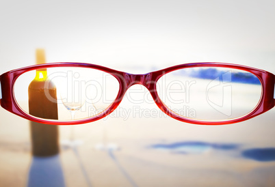 Composite image of glasses