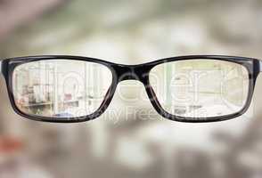 Composite image of glasses