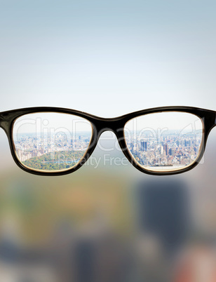 Composite image of glasses