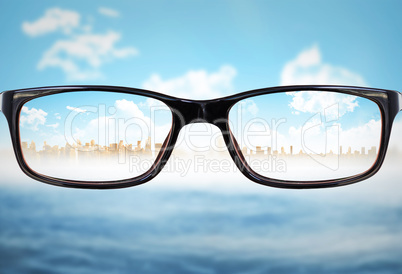 Composite image of glasses