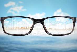 Composite image of glasses