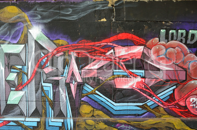 kreatives buntes graffiti
