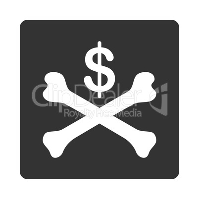 Bankruptcy Icon from Commerce Buttons OverColor Set