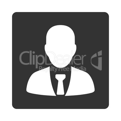Businessman Icon from Commerce Buttons OverColor Set