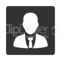 Businessman Icon from Commerce Buttons OverColor Set