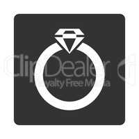 Diamond Ring Icon from Commerce Buttons OverColor Set
